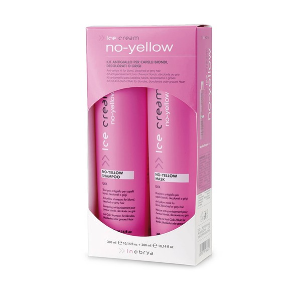 Kit Antiamarillo ( Ch. 300ml +Mas 300ml) Inebrya