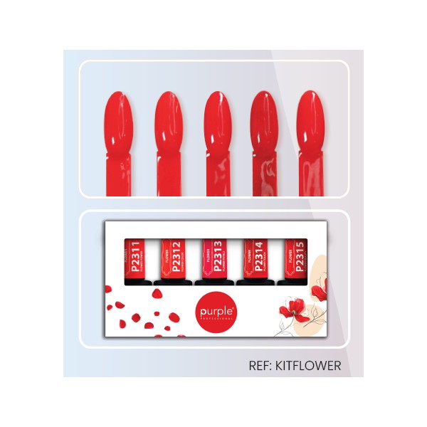Kit Gel Polish Flower Collection