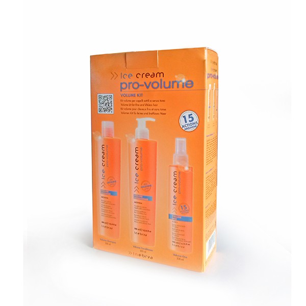 Kit Pro-Volume ( Ch. 300ml + Acon. 300ml + Spray 200ml) New Inebrya