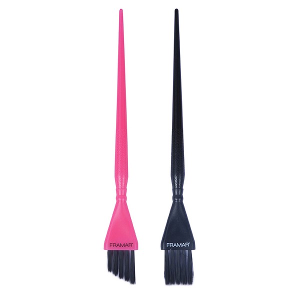 Kit de Brochas de Color para Balayage (Rosa y Negra) Framar