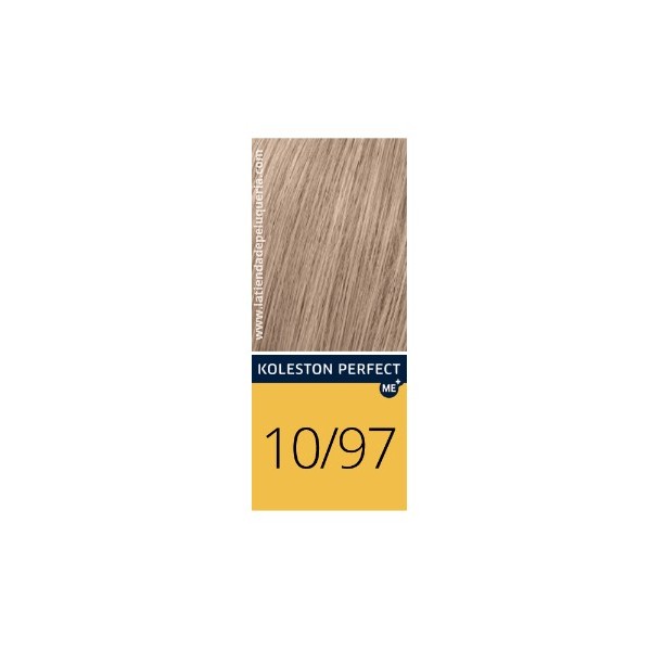 Koleston Perfect Me+  10/97 Rubio Super Claro Cendré Marrón 60 ml