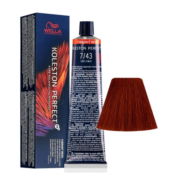 Koleston Perfect Me+ 7/43 Rub.Med.Cob.Do.60ml