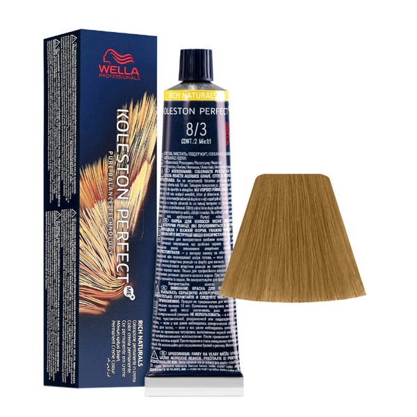 Koleston Perfect Me+ 8/3 Rub. Cl. Dor. 60ml