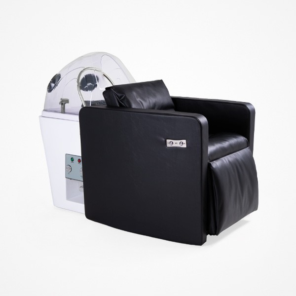 LAVACABEZAS NEREO RECLINACION ELECTRICA CON SPA CAPILAR NEGRO NG3 ITALOR