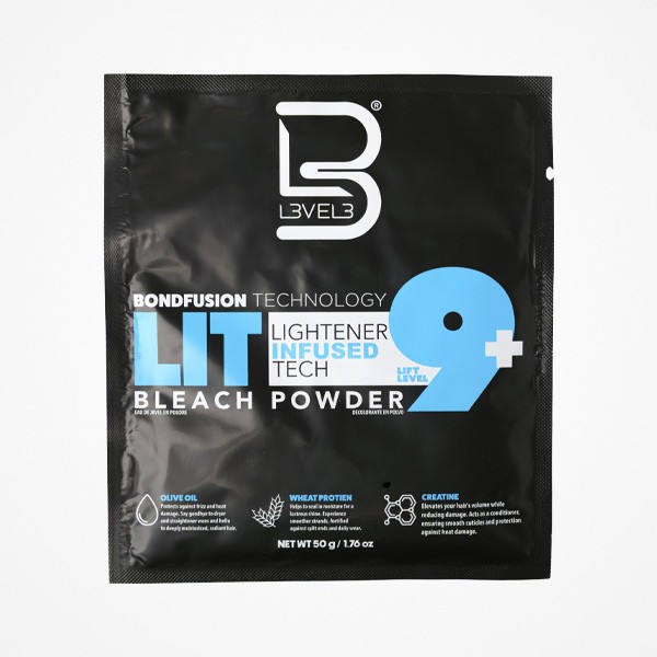 LIT BLEACH POWDER SACHET 50GR · DECOLORACIÓN EN POLVO - L3VEL3