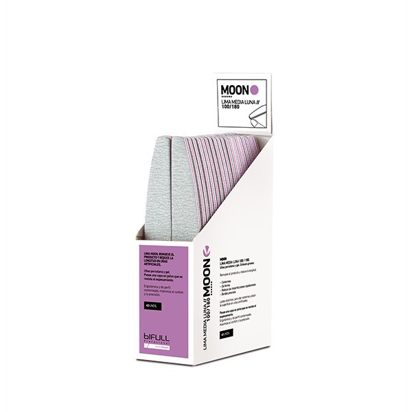 Lima Media Luna Moon 100/180 Expositor 40uds Bifull