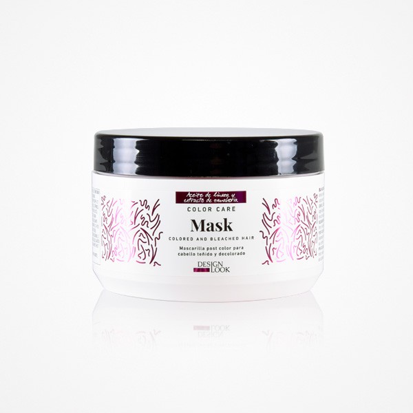 MASCARILLA PRO-COLOR COLOR CARE ACEITE DE LINAZA Y EXTRACTO DE ZANAHORIA 350ML DESIGN LOOK