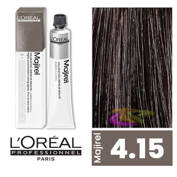 Majirel 4.15 CastaÃ±o Ceniza Caoba 50ml *D