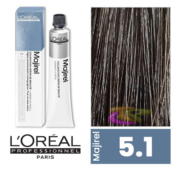 Majirel 5.1 CastaÃ±o Claro Ceniza 50ml *D