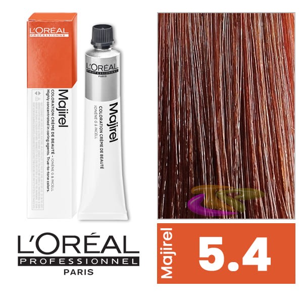 Majirel 5.4 CastaÃ±o Claro Cobrizo 50ml *D