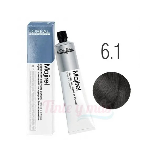 Majirel 6.1 Rubio Oscuro Ceniza 50ml *D
