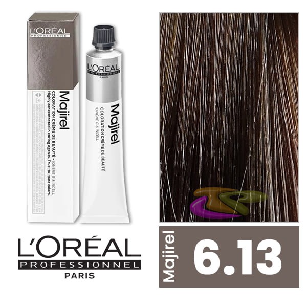 Majirel 6.13 Rubio Oscu Ceniza Dor 50ml *D