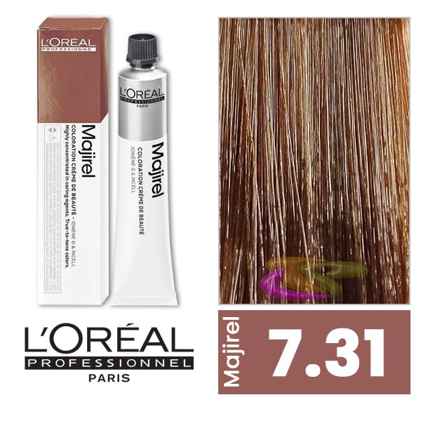 Majirel 7.31 Rubio Dorado Ceniza 50ml *D