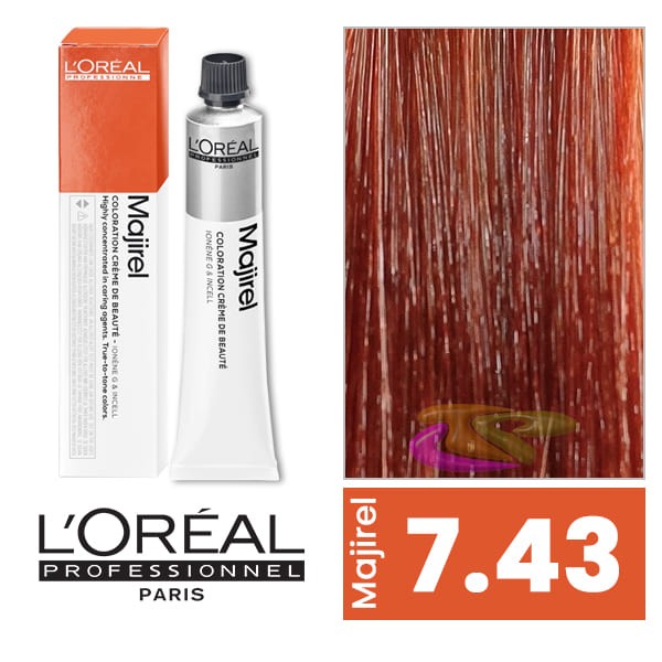 Majirel 7.43 Rubio Cobrizo Dorado 50ml *D