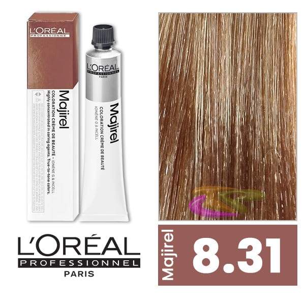 Majirel 8.31 Rubio Claro Dorado Ce.50ml *D