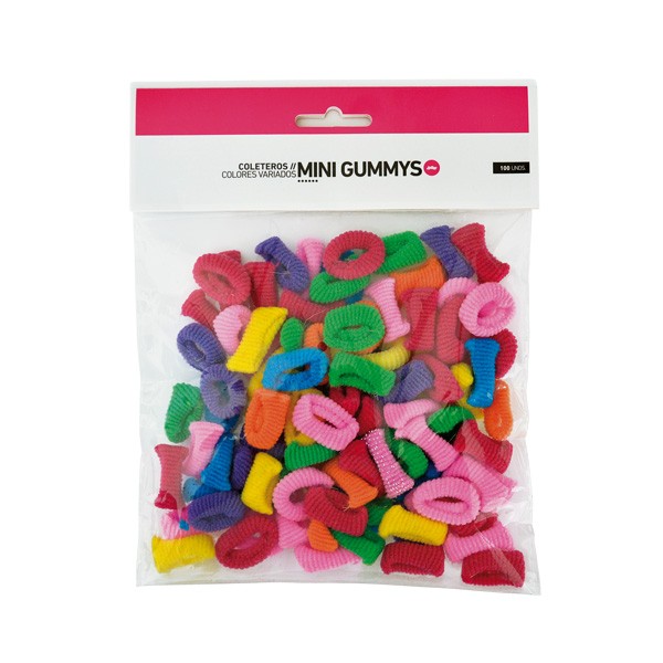 Mini Coleteros Colores Variados Mini Gummys 100uds Bifull