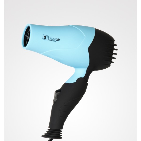 Mini Secador Profesional Blow Air Pocket Bleu New code