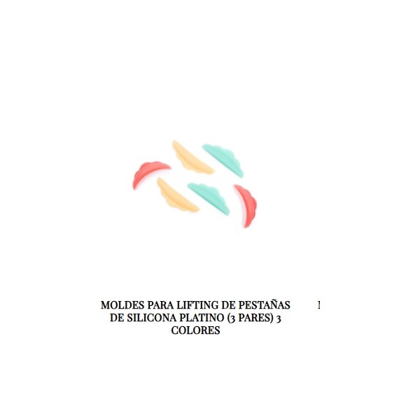 Noa-moldes de silicona platino  (3 pares) 3colores
