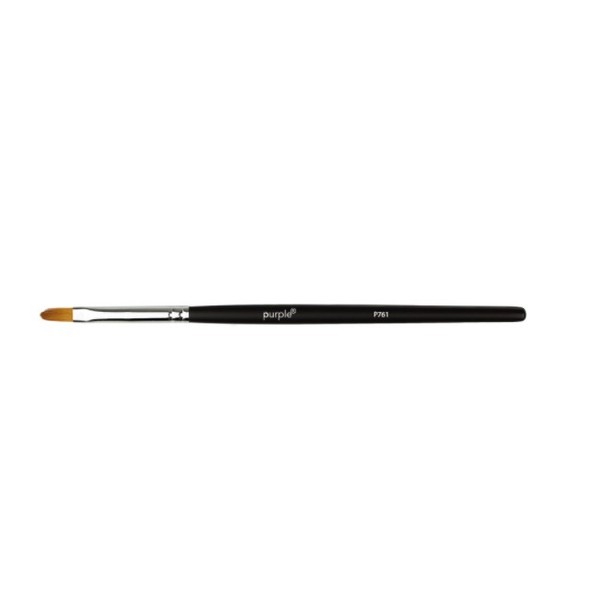 Nylon Gel Brush #4 Oval (wooden handle)