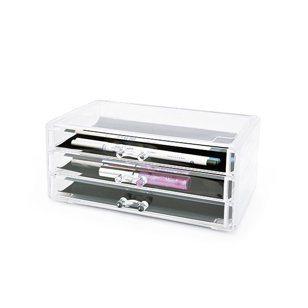 Organizador 3 Cajones Transparentes Treasure Bifull