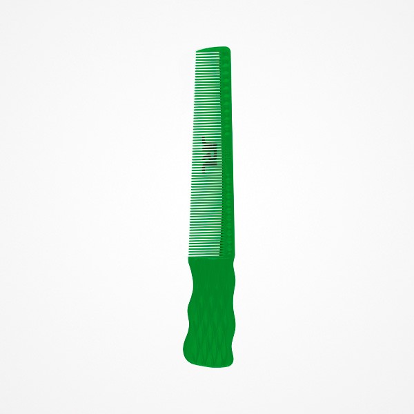 PEINE BARBERÍA 6.5" · JRL VERDE · Nº8 J204
