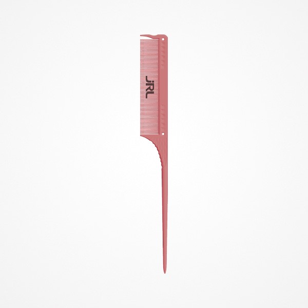 PEINE PÚA DIENTES FINOS 8.5" · JRL ROSA · Nº1 J101