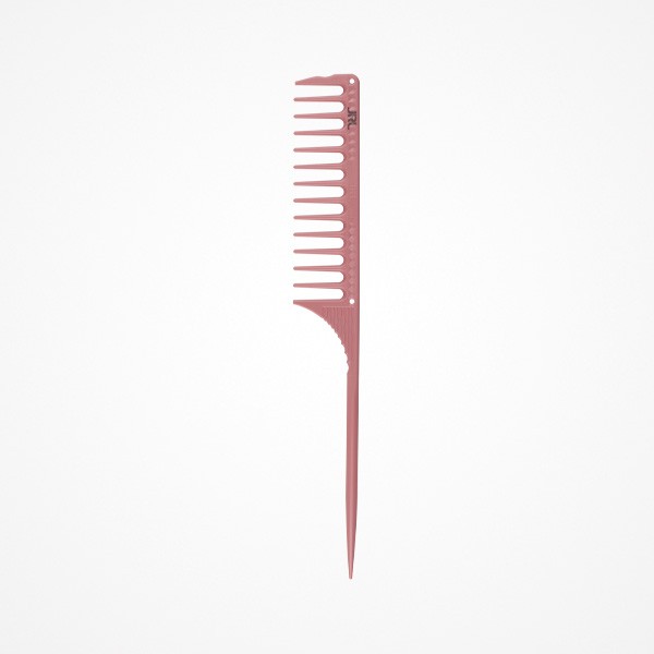 PEINE PÚA DIENTES FINOS 9.8" · JRL ROSA · Nº4 J104