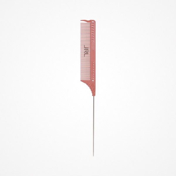 PEINE PÚA METÁLICA 8.8" · JRL ROSA · Nº2 J102