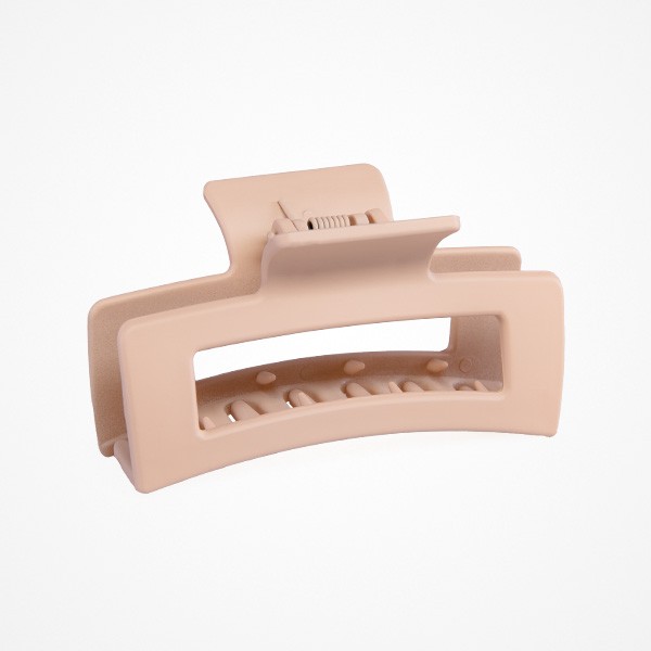PINZA RECTANGULAR PEQUEÑA PETIT LIA ACABADO MATE BEIGE  BIFULL