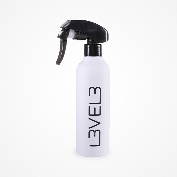 PULVERIZADOR BLANCO Rubberized Spray Bottle 300 ML LEVEL 3