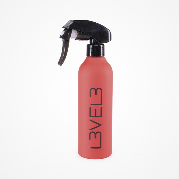 PULVERIZADOR ROJO Rubberized Spray Bottle 300 ML LEVEL 3