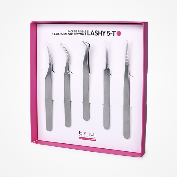 Pack de Pinzas para Extensiones de Pestañas (pack 5 Uds)