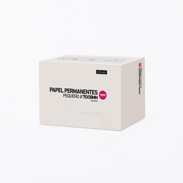 Papel Permanentes Pequeño 75x50mm 100uds Bifull
