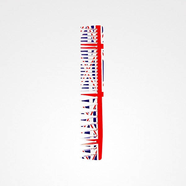 Peine Doble Batidor Union Jack Line Nº 5