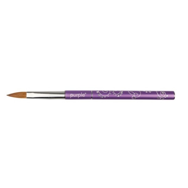 Pincel Oval Acrylic Brush Decorated