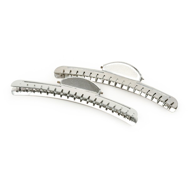Pinza Grapa para Ondas Plata Pack 6uds Bifull