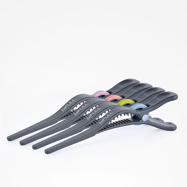 Pinzas Separación Negras con Detalles de Color 14cm (Pack 4uds)