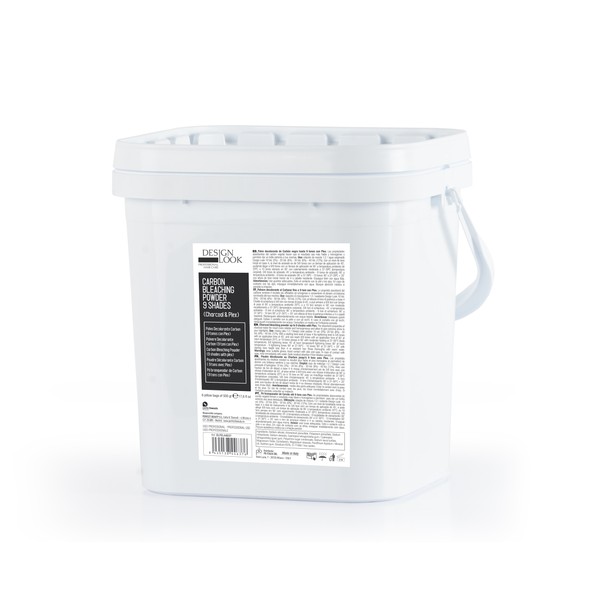 Polvo Decolorante 9 Tonos Carbón con Plex 3kg ( 6 Bolsas * 500gr) Design Look NO USAR (TEDES44637)