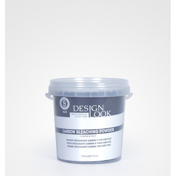 Polvo Decolorante 9 Tonos Carbon con Plex 500gr Design Look