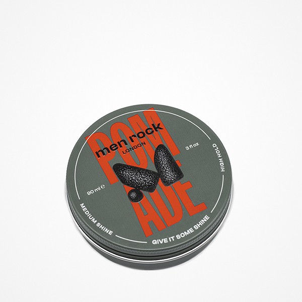 Pomada Fijación Alta Brillo Medio 90ml Men Rock