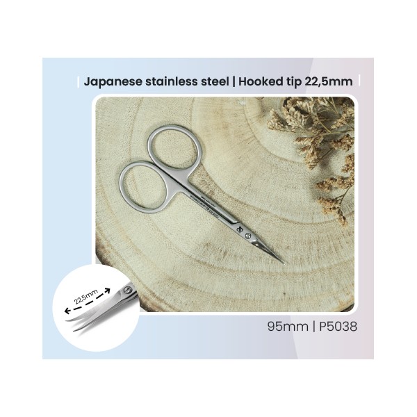 Premium Cuticle Scissor 005 95mm Zurdo  22,5mm