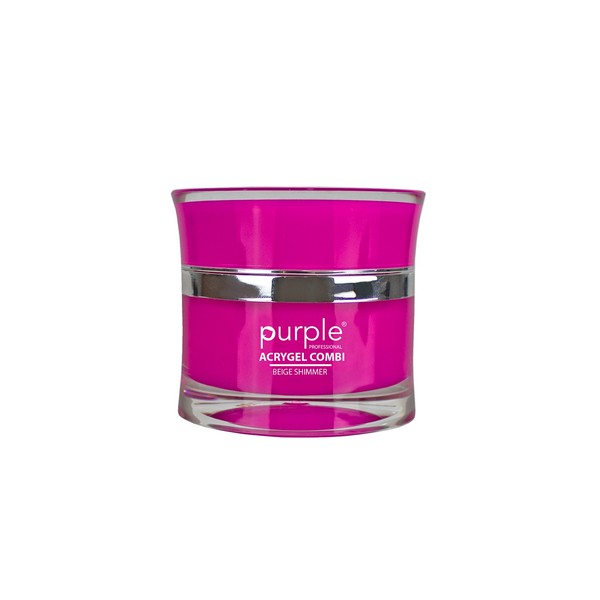 Purple Acrygel Combi Cover Beige Shimmer 50gr