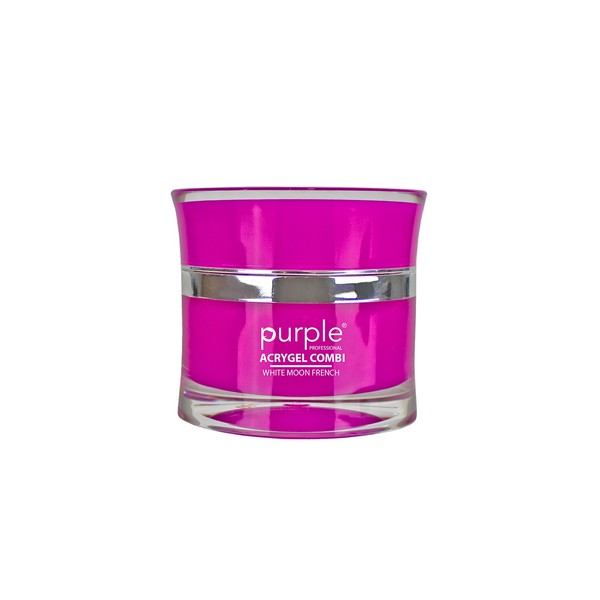 Purple Acrygel Combi White Moon French 50gr