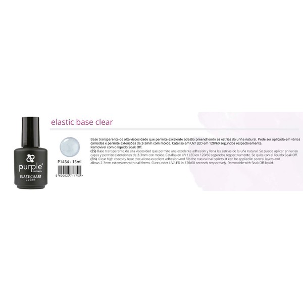 Purple Queen Elastic Base Clear 15ml (P2500)