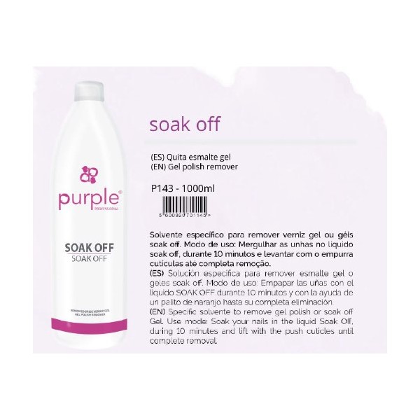 Purple Remover Soak Off 1000ml