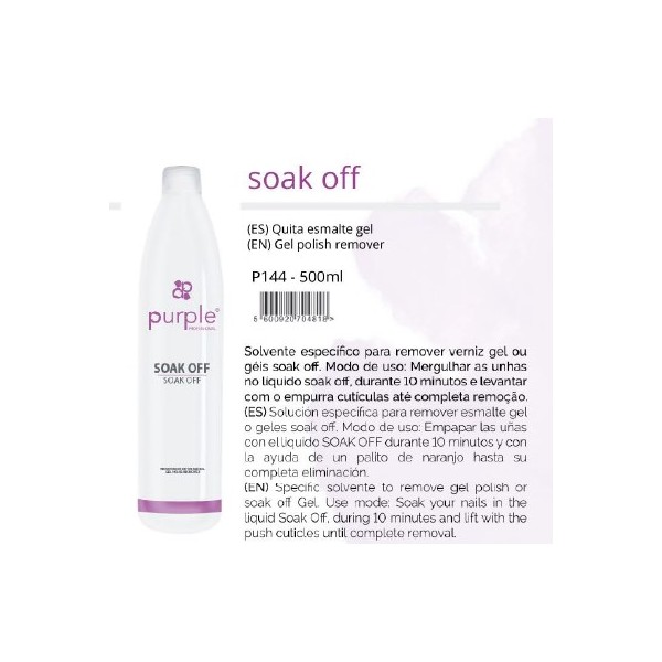 Purple Remover Soak Off 500ml