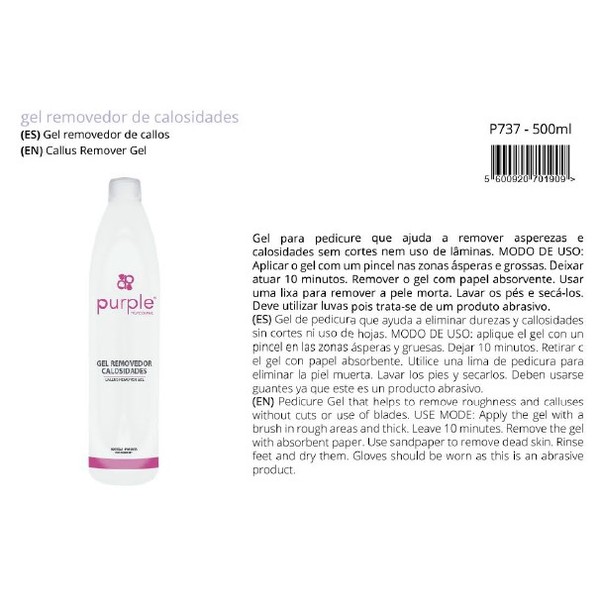 Remover Gel Callos 500ml