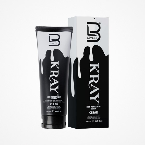 SEMI-PERMANENT COLOR CLEAR KRAY 250ML L3VEL3