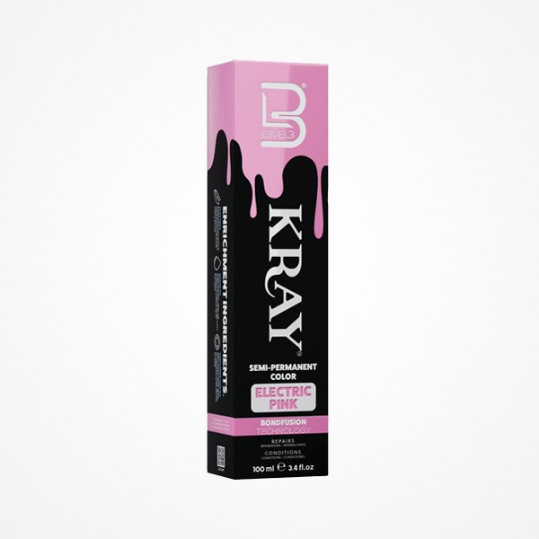 SEMI-PERMANENT COLOR ELECTRIC PINK KRAY 100ML L3VEL3