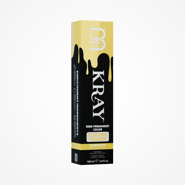 SEMI-PERMANENT COLOR ELECTRIC YELLOW KRAY 100ML L3VEL3